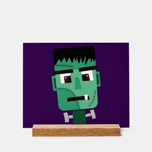 Het hoofd van het monster van Frankenstein Acryl Bord (Voorkant)