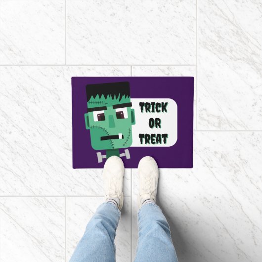 Het hoofd van het monster van Frankenstein Deurmat (Binnen)