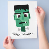 Het hoofd van het monster van Frankenstein Flyer (Hand)