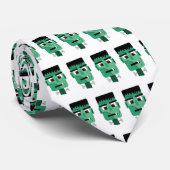 Het hoofd van het monster van Frankenstein Stropdas (Opgerold)