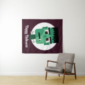 Het hoofd van het monster van Frankenstein Wandkleed (In Situ (horizontaal))