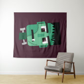 Het hoofd van het monster van Frankenstein Wandkleed (In Situ (horizontaal))