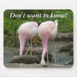 Het hoofd van je in het zand steken! muismat