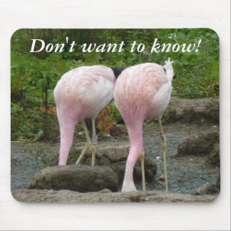 Het hoofd van je in het zand steken! muismat