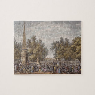 Het hoogtepunt van Virgil in Mantua, 24 Vendemiair Legpuzzel