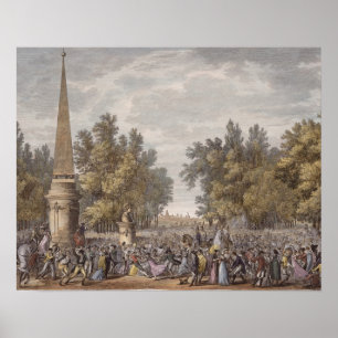 Het hoogtepunt van Virgil in Mantua, 24 Vendemiair Poster