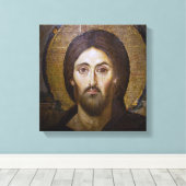 HET HOOGZIEK VAN JESUS SACRED ICON CANVAS AFDRUK (Insitu (Houten vloer))