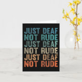 Het horen van Verminderde Bewustheid van het Doof  Kaart (Gele Bloem)