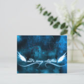 Het horloge van de Engelen van mei over u en Feestdagenkaart (Staand voorkant)