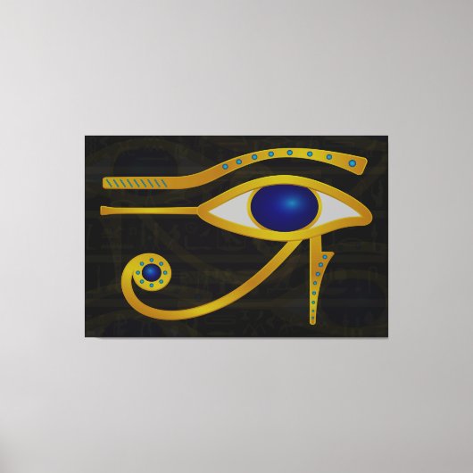 Het Horus Eye Canvas Afdruk (Voorkant)