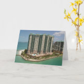 Het Hotel van Beachfront, Marco Eiland, Florida, Kaart (Gele Bloem)
