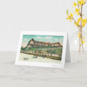 Het hotel van het Strand van het Zee van het Kaart (Gele Bloem)