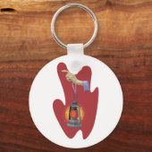 Het houden van een Lantaar Sleutelhanger (Voorkant)