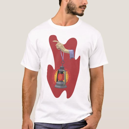Het houden van een Lantaar T-shirt (Voorkant)