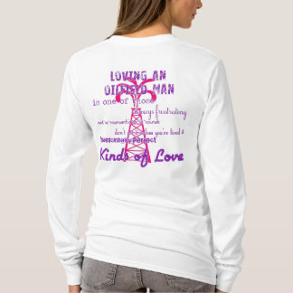 Het houden van een Man Oilfield T-shirt