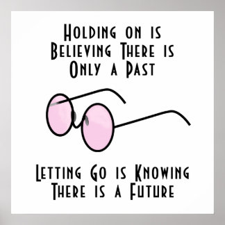 Het houden van op veronderstelt Er is slechts een Poster