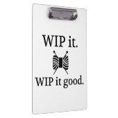 Het houden van WIP het Goede Kunsten Klembord (Rechts)