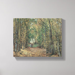 Het hout van Marly van Camile Pissaro canvas Afdruk
