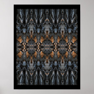 Het Houten Patroon van de abstracte Schors van de Poster