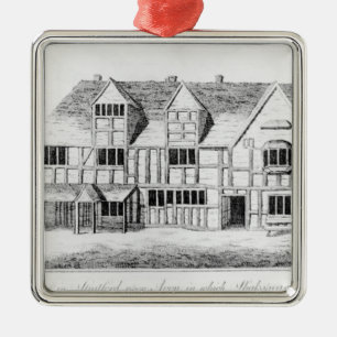 Het Huis in Stratford-upon-Avon Metalen Ornament