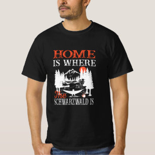 Het huis is waar Schwarzwald is T-shirt