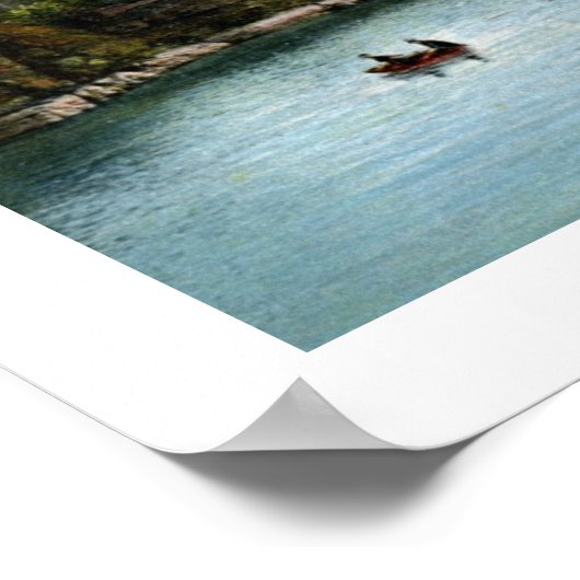 Het huis, Lake Mohonk, NY 1910 Poster (Hoek)