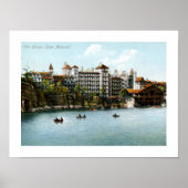 Het huis, Lake Mohonk, NY 1910 Poster (Voorkant)