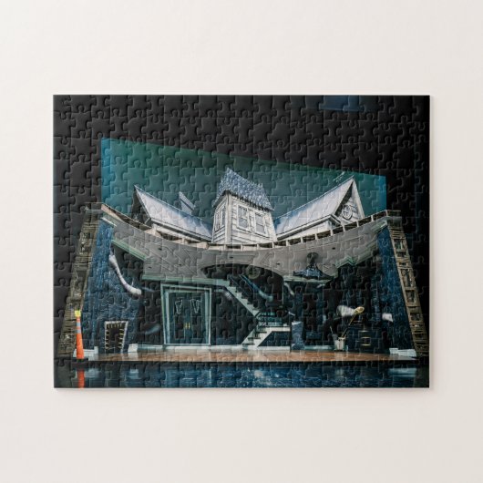 Het huis Puzzle Legpuzzel (Horizontaal)