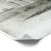 Het huis van de President na de vernietiging Poster (Hoek)