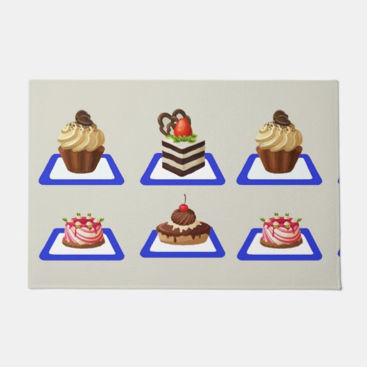 Het huis van de taarten deurmat (Voorkant)