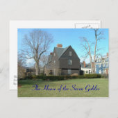 Het Huis van de Zeven Gables Briefkaart (Voorkant / Achterkant)
