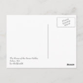 Het Huis van de Zeven Gables Briefkaart (Achterkant)