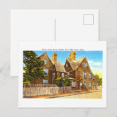 Het  Huis van de Zeven Gables in Salem, Massachuse Briefkaart (Voorkant / Achterkant)
