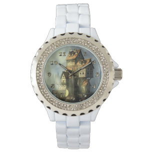 Het huis van Fantasy op het water Horloge