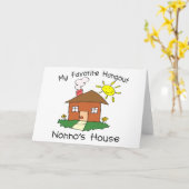 Het Huis van favoriete Nonno van de Kaart (Gele Bloem)