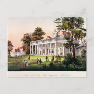 Het huis van George Washington Briefkaart