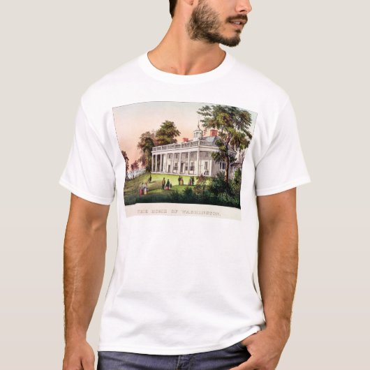 Het huis van George Washington T-shirt (Voorkant)