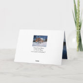 Het Huis van het Brood van de gember Feestdagen Kaart (Achterkant)