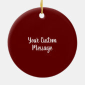 Het huis van Minnesota is waar het hart is Keramisch Ornament (Achterkant)