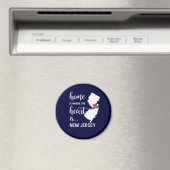 Het huis van New Jersey is waar het hart ligt Magneet (Insitu (Vaatwasser))