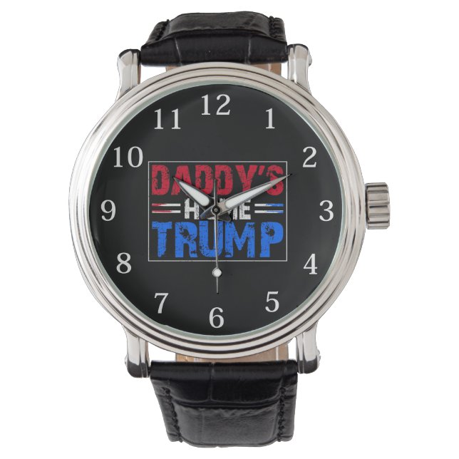 Het huis van papa Trump Horloge (Voorkant)
