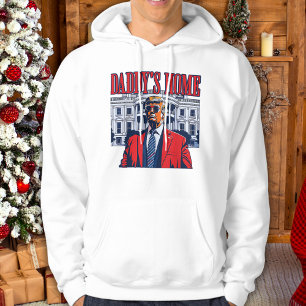 Het huis van papa Trump Witte Huis Trump Gift Hoodie