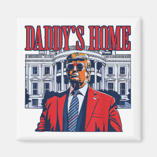Het huis van papa Trump   Witte Huis Trump Gift Magneet