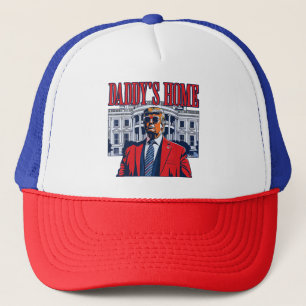 Het huis van papa Trump Witte Huis Trump Gift Trucker Pet