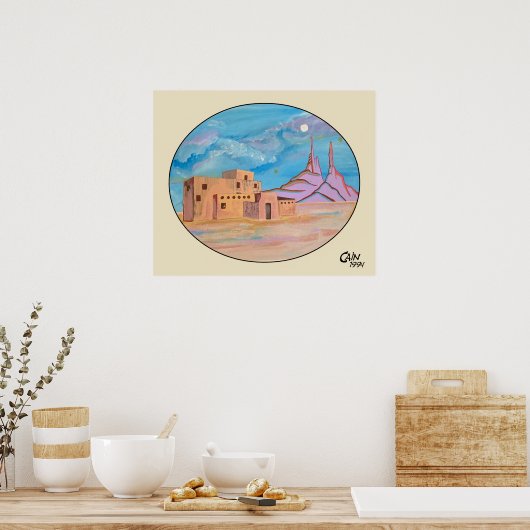 HET HUIS VAN R.C. GORMAN POSTER (Keuken)