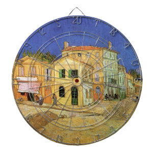 Het huis van Vincent in Arles door Vincent van Gog Dartbord
