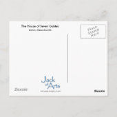 Het Huis van Zeven Gables Briefkaart (Achterkant)