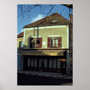 Het huis waarin Vincent van Gogh Poster
