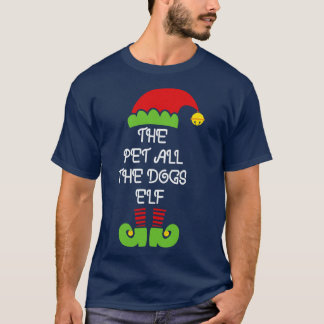 Het huisdier Alle Honden Elf Grappige Bijpassende  T-shirt