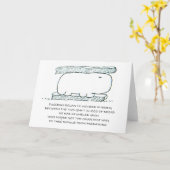 Het Humoristische Wenskaart van de Sandwich van Kaart (Gele Bloem)